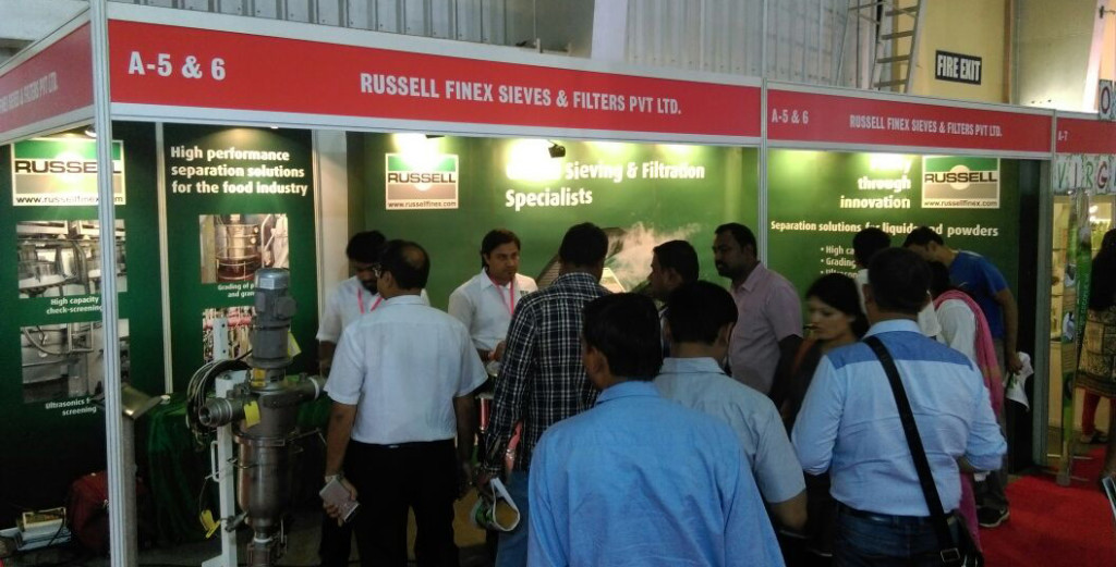 Russell Finex在Foodex 2016展览中