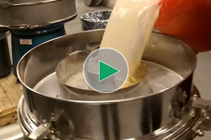 树脂筛选和脱水