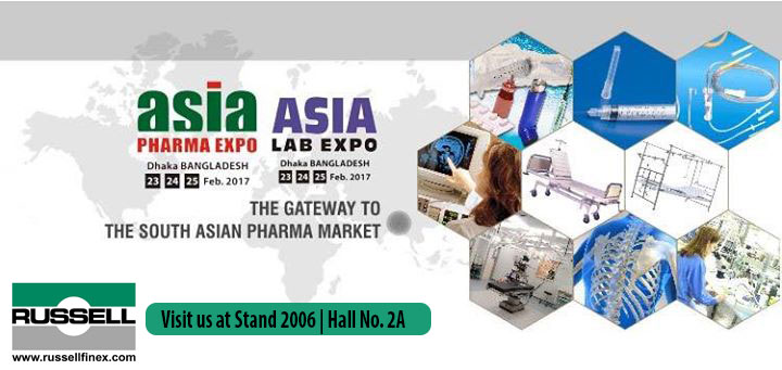 Russell Finex在2017亚洲医药博览会上