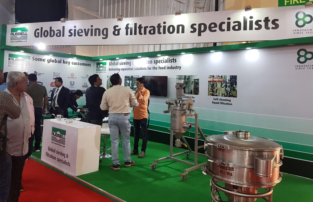 Russell Finex在印度Foodex 2017