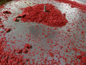 将种子与冷冻汁分离