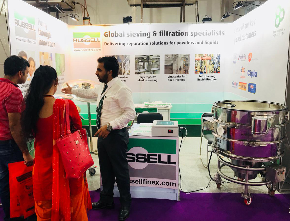 Russell Finex在Pharmatech Expo